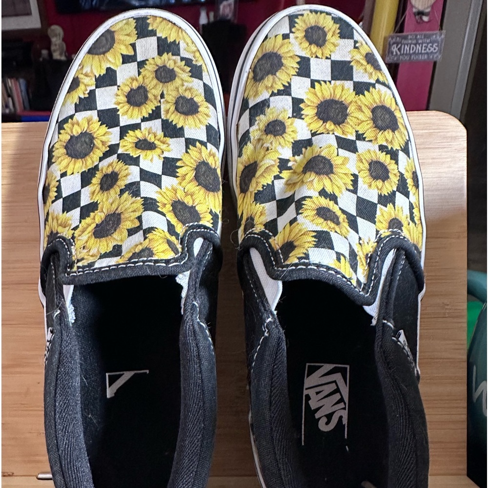 Sunflower Vans size 4
